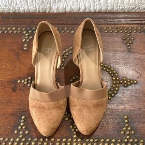 Eileen Fisher Women's Brown Suede Flats